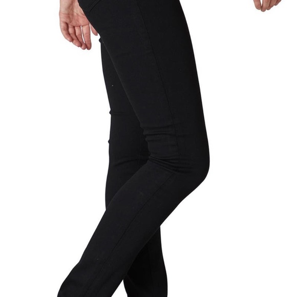 NWT HUDSON Sz 25 NATALIE MIDRISE ANKLE SUPER SKINNY-STRETCH JEANS DARK BLUE - Picture 3 of 5